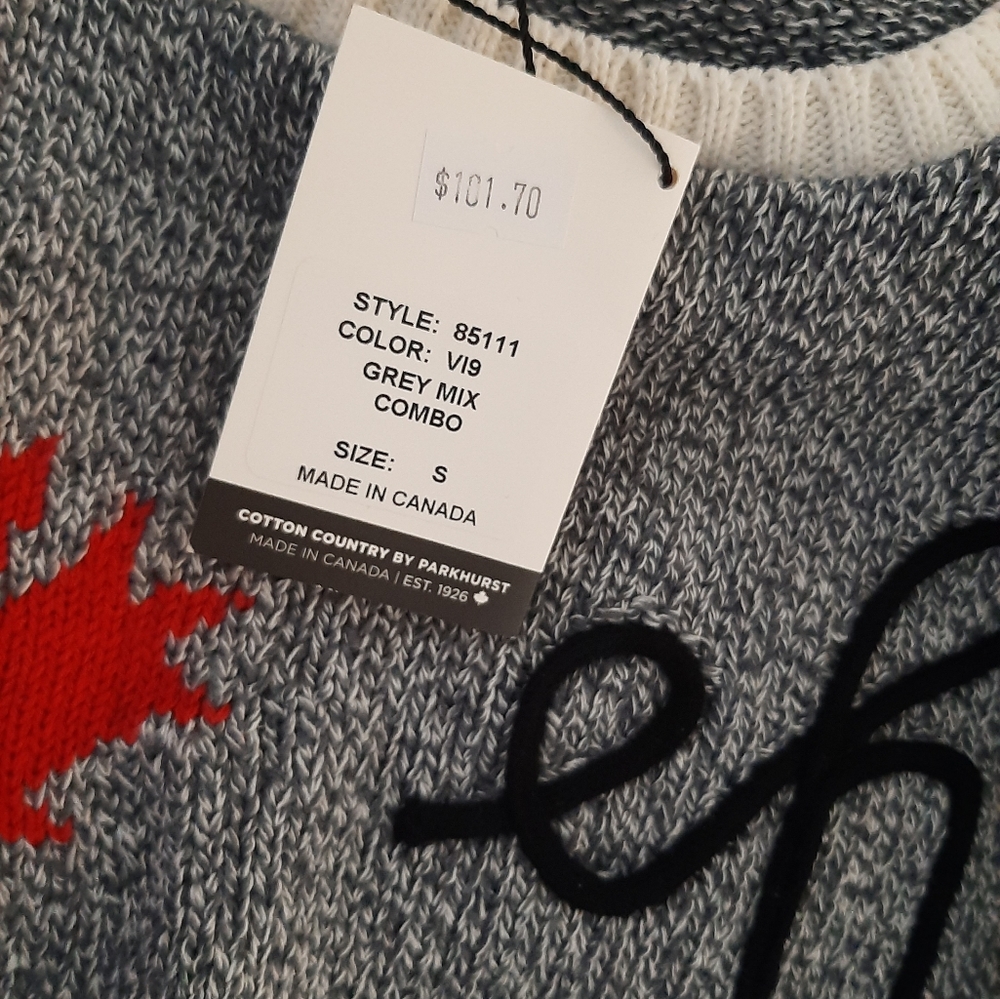 25 85111 Canada Eh Pullover Grey Mix style #85111  iconic canada eh cozy comfort